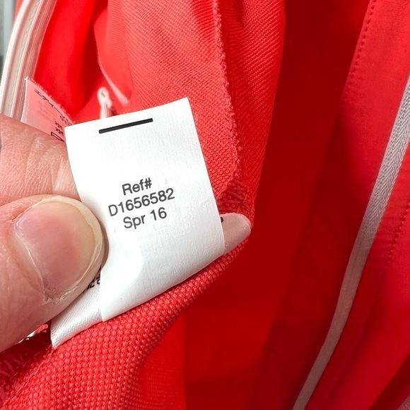 Eddie Bauer Scarlet Nantucket Red Zip Up Rain Windbreaker Jacket Size Medium - Picture 10 of 13